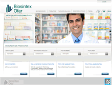 Tablet Screenshot of biosintexofar.com